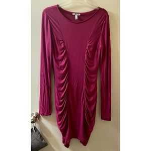 MNG by Mango, pinkish purple Bodycon Mini Dress, Size 10, perfect for date nt!